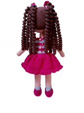 Oyuncaklı Çiçek Bebek Amigurumi Organik Oyuncak - 3