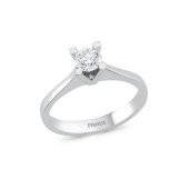 0,50 KARAT PIRLANTA TEKTAŞ YÜZÜK - 1