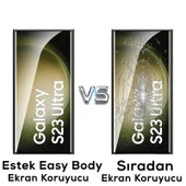 Samsung Galaxy S23 Ultra Uyumlu Hizalama Aparatlı Estek Easy Body Nano Ekran Koruyucu - 3