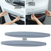 Tampon Koruma Gri Karbon Kabartma Şerit Seti 2li Tampon Koruyucu Şerit Her Araca Uyumludur - 1