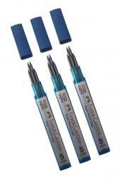 Kalem Ucu 2.0 mm 3 Paket 2B Uç 2mm Siyah Sınav Kalemi Ucu - 2