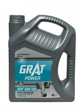 Grat Power DPF 5W-30 Tam Sentetik Partiküllü Motor Yağı 4 Litre thumbnail 1