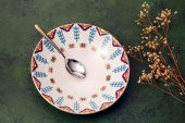 Porland Ruanda Çukur Tabak 20 cm 04ALM007372 - 1
