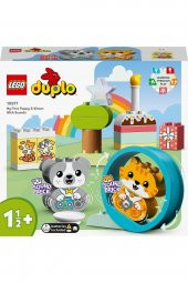 ® DUPLO® Sesli İlk Yavru Köpeğim ve Yavru Kedim 10977 -Evcil Hayvan Oyuncak Yapım Seti(22 Parça) - 3