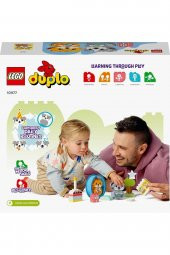 ® DUPLO® Sesli İlk Yavru Köpeğim ve Yavru Kedim 10977 -Evcil Hayvan Oyuncak Yapım Seti(22 Parça) - 4