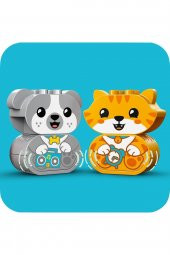 ® DUPLO® Sesli İlk Yavru Köpeğim ve Yavru Kedim 10977 -Evcil Hayvan Oyuncak Yapım Seti(22 Parça) - 5