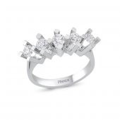 0,70 Karat Pırlanta Beştaş Yüzük - 1