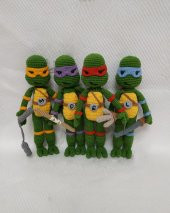 Ninja Kaplumbağalar Takımı Amigurumi Organik Oyuncak - 2