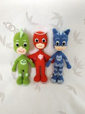 Pijamaskeliler Takımı Amigurumi Organik Oyuncak - 1
