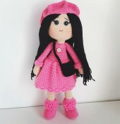 Sevimli İpek Bebek Amigurumi Organik Oyuncak - 1