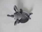 Maskot Fil Amigurumi Organik Anahtarlık ve Bardak Altlığı - 3