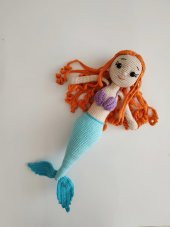 Denizkızı Bella Amigurumi Organik Oyuncak - 1