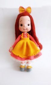 Cimcime Bebek Amigurumi Organik Oyuncak - 1