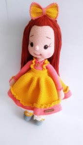 Cimcime Bebek Amigurumi Organik Oyuncak - 3
