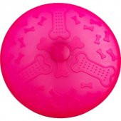 Plastik Kemik Desenli Frizbi Köpek Oyuncağı 20 CM thumbnail 3