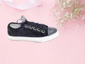 önü taşlı converse ayakkabı - 9