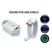 XİAOMİ 33W 67W TURUNCU CİKİSLİ USB KABLO - 1