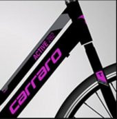 Carraro Active 282 28"Jant 46'Kadro 21 Vites V.B Şehir Bisikleti Siyah Gri Mor - 3