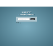 SUPER SECRET PASSWORD GENERATOR - 1