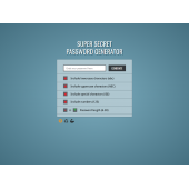 SUPER SECRET PASSWORD GENERATOR - 2