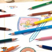 Bic Kids Evolution Metal Tüpte Kuru Boya Kalemi 12+1 Renk - 3