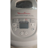 Moulinex 1650W   XXL Home Bread Baget Ve Pide 14 Programlı Ekmek Yapma Makinesi Beyaz İKİNCİ EL - 2