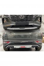 Hyundai Tucson 2021-2022 Ön Arka Tampon Koruma Difüzör - 2