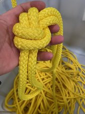 24 MM YÜZEN HALAT 200 METRE - İSKOTA ÖRGÜ -  BATMAYAN TONOZ-ÇAPA- POLİPROPİLEN TEKNE HALAT - 1