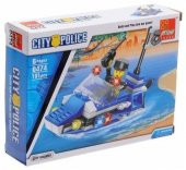 Peizhi City Police Gemi Lego 0474 - 101 Parça - 2