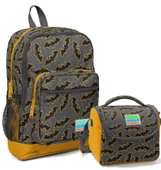 Coral High Erkek Çocuk İlkokul Okul Sırt Çantası ve Beslenme Çanta Seti - Gri Hardal Yarasa thumbnail 1