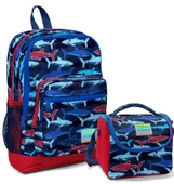 Coral High Erkek Çocuk İlkokul Okul Sırt Çantası ve Beslenme Çanta Seti - Lacivert Köpekbalığı - 1