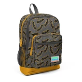 Coral High Erkek Çocuk İlkokul Okul Sırt Çantası ve Beslenme Çanta Seti - Gri Hardal Yarasa thumbnail 2