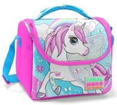 Coral High Mavi Unicorn Kız Çocuk İlköğretim Okul Sırt Çantası ve Beslenme Çanta Seti thumbnail 4