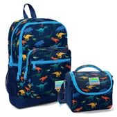Coral High İlkokul Sırt Çantası ve Beslenme Çantası Seti - Mavi Dinazor Erkek Çocuk thumbnail 1