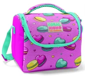 Coral High Okul Çantası ve Beslenme Çantası Seti - Kız Çocuk Pembe Makaron - USB Soketli thumbnail 4