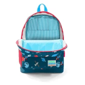 Coral High Okul Çantası ve Beslenme Çantası Seti - Erkek Çocuk Lacivert Mavi Astronot - USB Soketli thumbnail 3