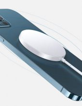 Coofbe Mıknatıslı Magsafe Uyumlu 15W İphone Şarj İphone 12 13 14 Pro Max Şarj Ultra İnce Wireless Şarj - 2