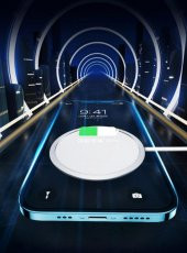Coofbe Mıknatıslı Magsafe Uyumlu 15W İphone Şarj İphone 12 13 14 Pro Max Şarj Ultra İnce Wireless Şarj - 3