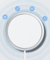 Coofbe Mıknatıslı Magsafe Uyumlu 15W İphone Şarj İphone 12 13 14 Pro Max Şarj Ultra İnce Wireless Şarj - 4