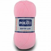 Polosu Softy Lux Bebe El Örgü İpi 465 Toz Pembe ( 5 Adet ) - 1
