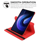 Gpack Xiaomi Mi Pad 6 Pro Kılıf Kapaklı Standlı 360 Dönebilen Koruma dn22  Nano  Kalem - 2