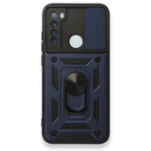 Smcase Xiaomi Redmi Note 8 Kılıf Kamera Korumalı Yüzüklü Tank Pars SilikonNano Ekran Koruyucu - 2