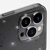 Smcase Apple iPhone 12 Pro Max Kılıf Transparan Simli Görünüm Vixy Silikon - 3