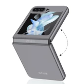 Smcase Samsung Galaxy Z Flip 5 Kılıf Kıpta Renkli Sert Pc Kapak thumbnail 11