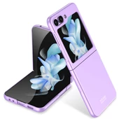 Smcase Samsung Galaxy Z Flip 5 Kılıf Kıpta Renkli Sert Pc Kapak thumbnail 1
