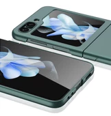 Smcase Samsung Galaxy Z Flip 5 Kılıf Kıpta Renkli Sert Pc Kapak thumbnail 4