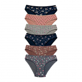 BAYAN KÜLOT DESENLİ 6LI PAKET thumbnail 3