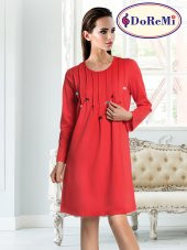 Uzun Kollu Penye Gecelik thumbnail 1