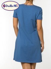 Kısa Kollu Penye Gecelik thumbnail 3