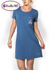 Kısa Kollu Penye Gecelik thumbnail 4